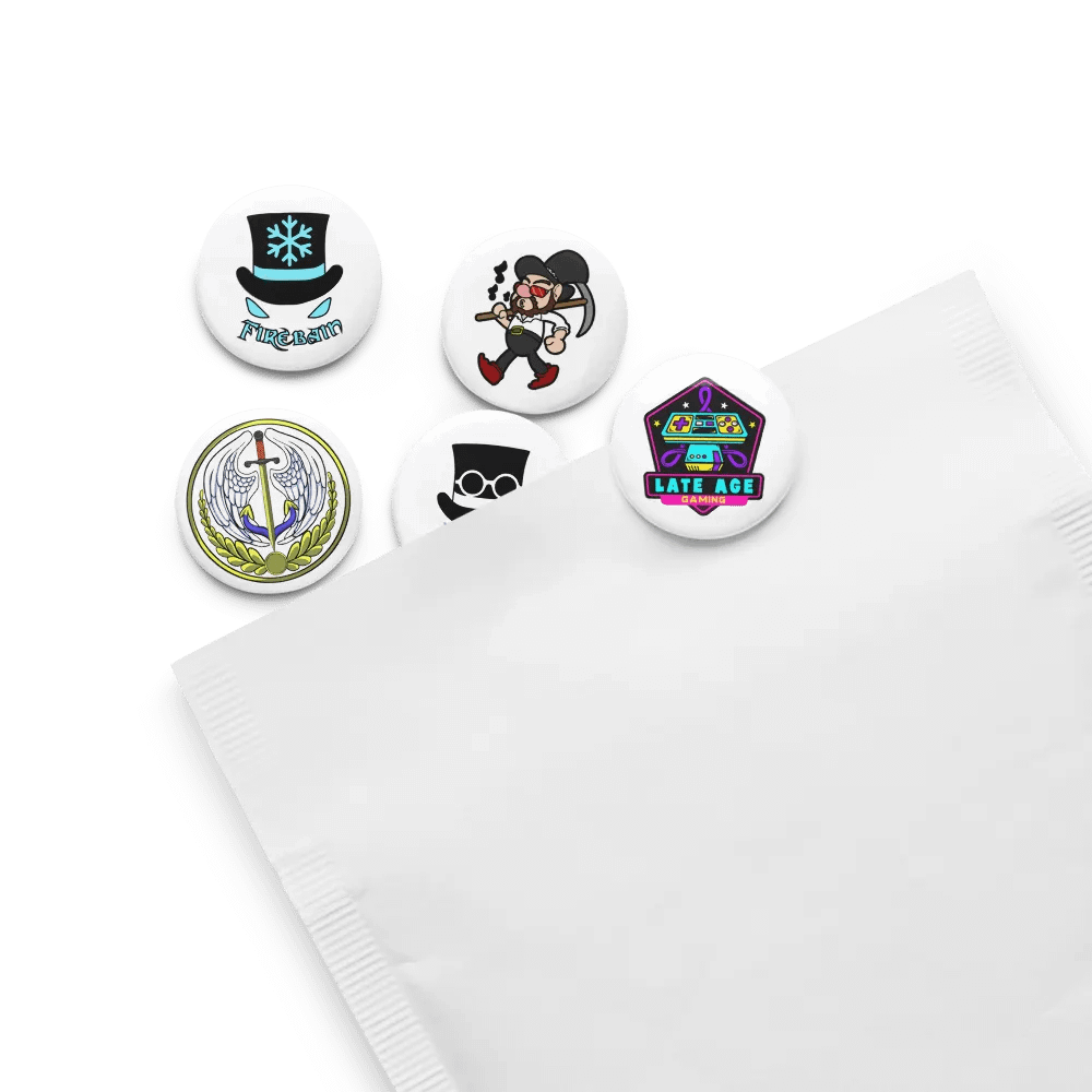 Firebain Frost & Flame Pin Buttons Set product image (13)