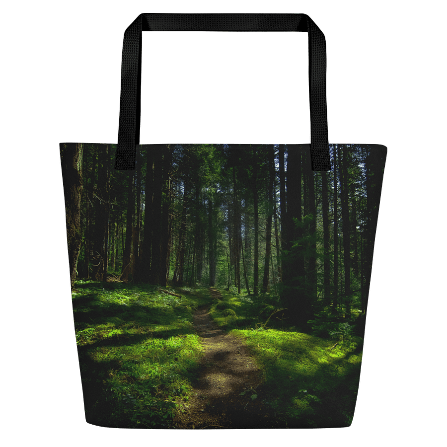 Lower Dungeness Trail Timber sun lighting Statement Tote Bag product image (3)