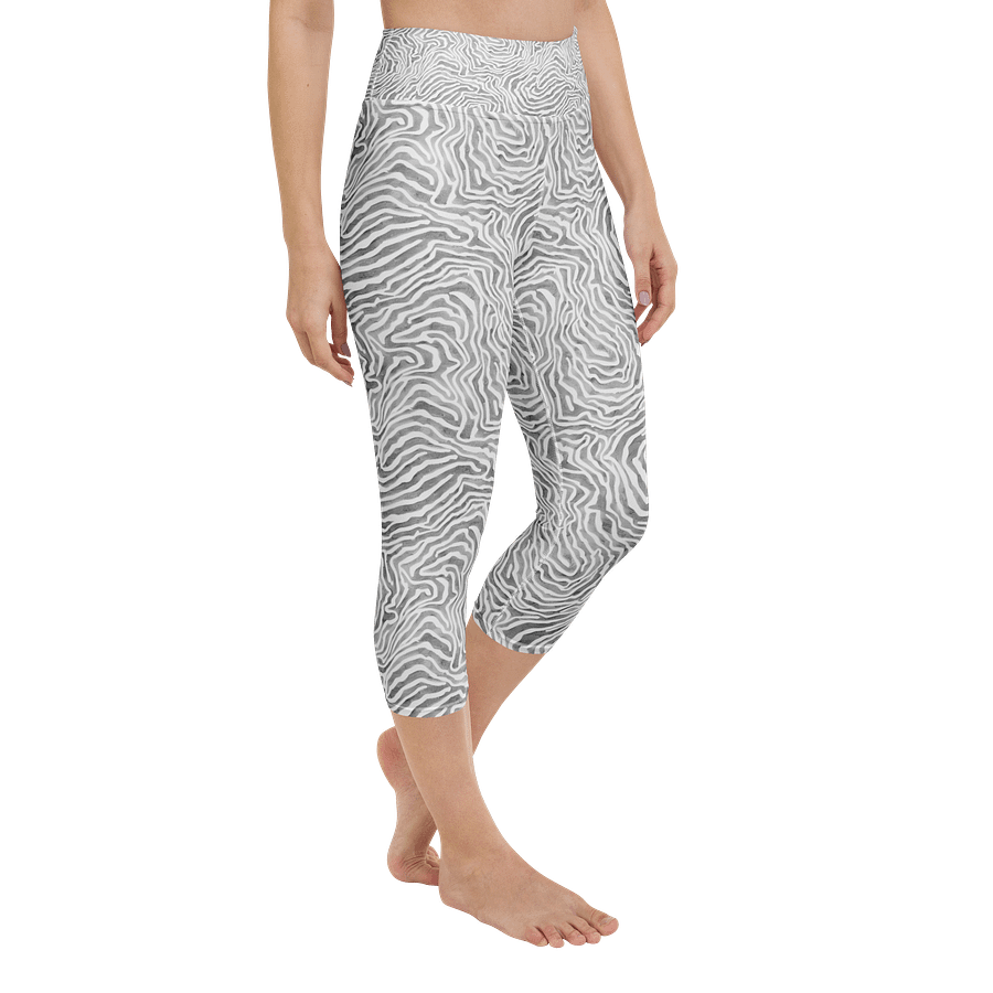 Light Grey Snake Capri Leggings product image (2)