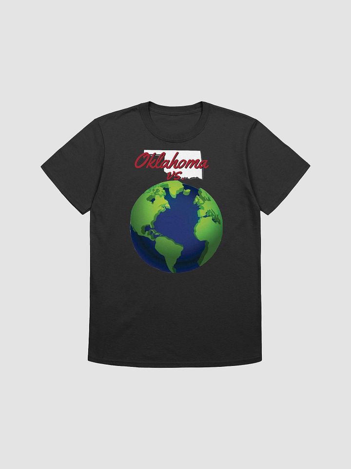 Oklahoma vs. The World T-shirt (3D Globe) product image (2)