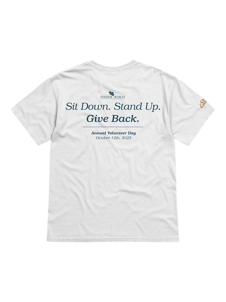 Fisher Robay “Volunteer Day 2025” Corporate Tee product image (2)