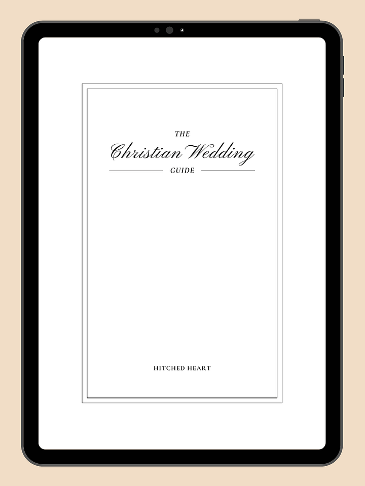 The Christian Wedding Guide (Digital PDF) & Google Sheet Planner product image (1)