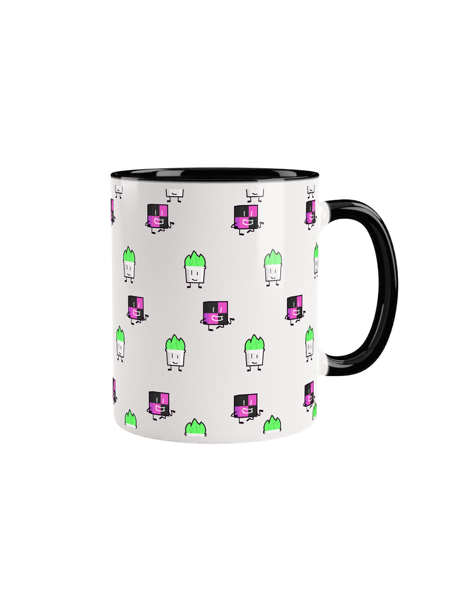 Null Cube & Potted Plant Mug product image (1)