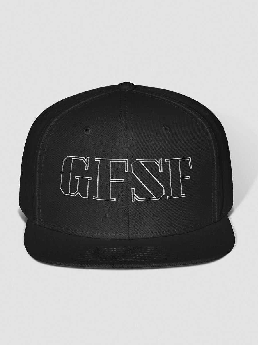 GFSF white outline Snapback Flat Bill product image (10)