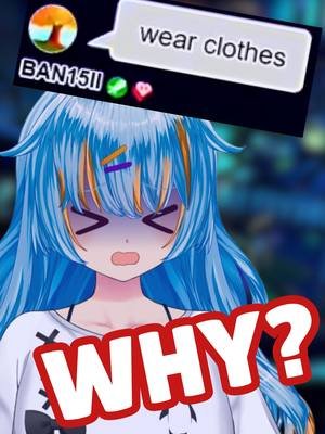 Chat tells vtuber to wear clothes [Finding Frankie] #vtuber #ENvtuber #VtuberEN #vtuberclips #fyp #horrorgame #game #gaming #games #gameplay #findingfrankie #parkour #parkourgame