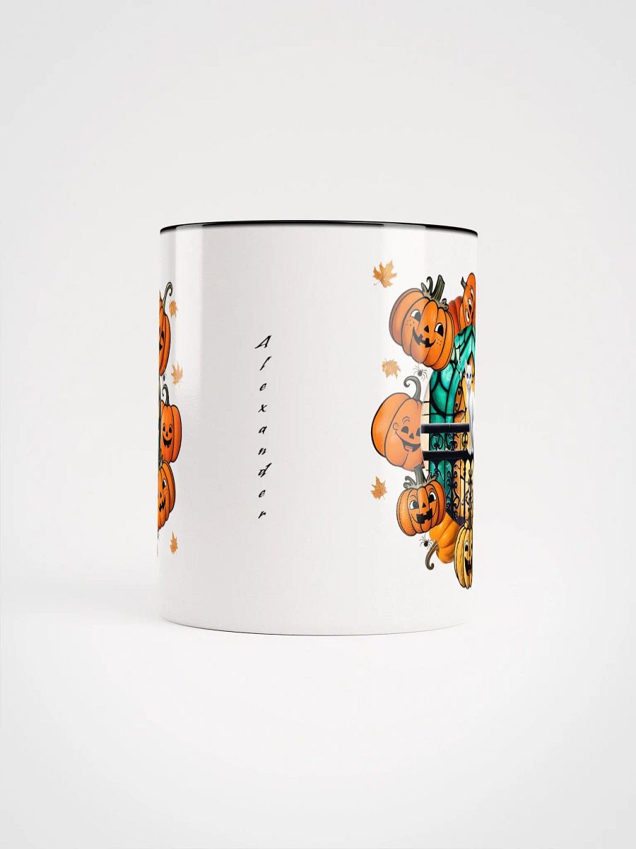 Personalized Cats, Pumpkins and Stained Glass Windows Coloured Mug product image (5)