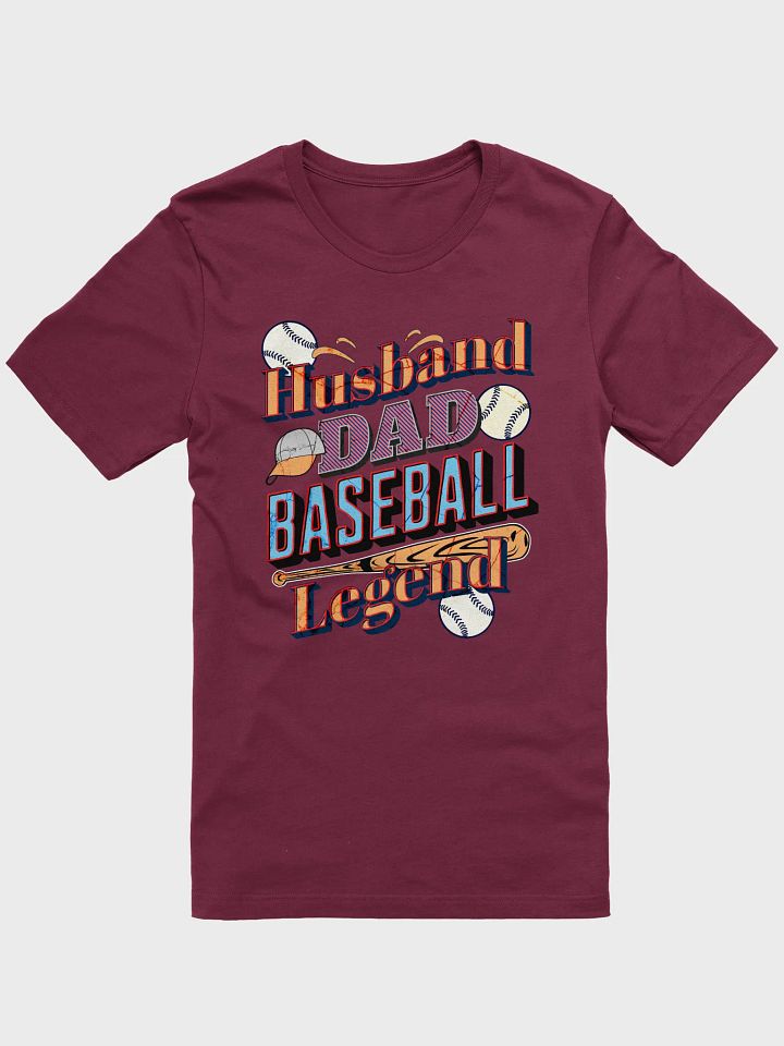 Husband Dad Baseball Legend Sporty T-Shirt product image (4)