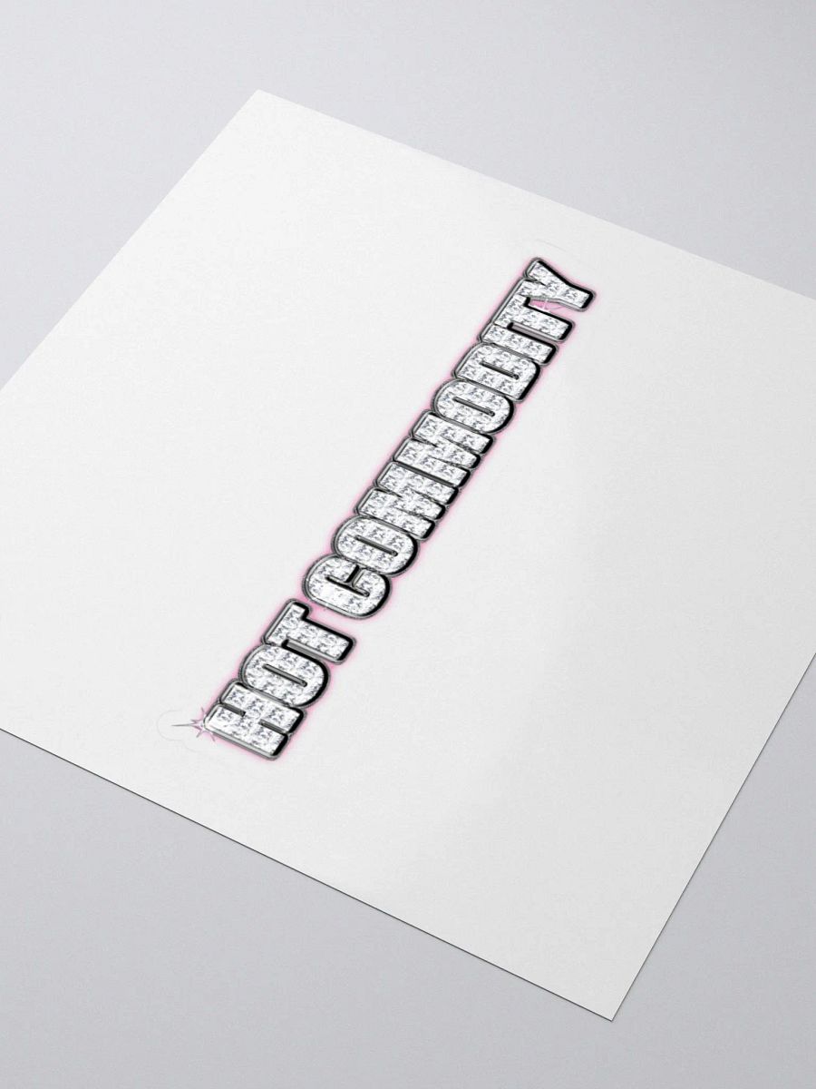 Hot Commodity Sticker (White) product image (10)