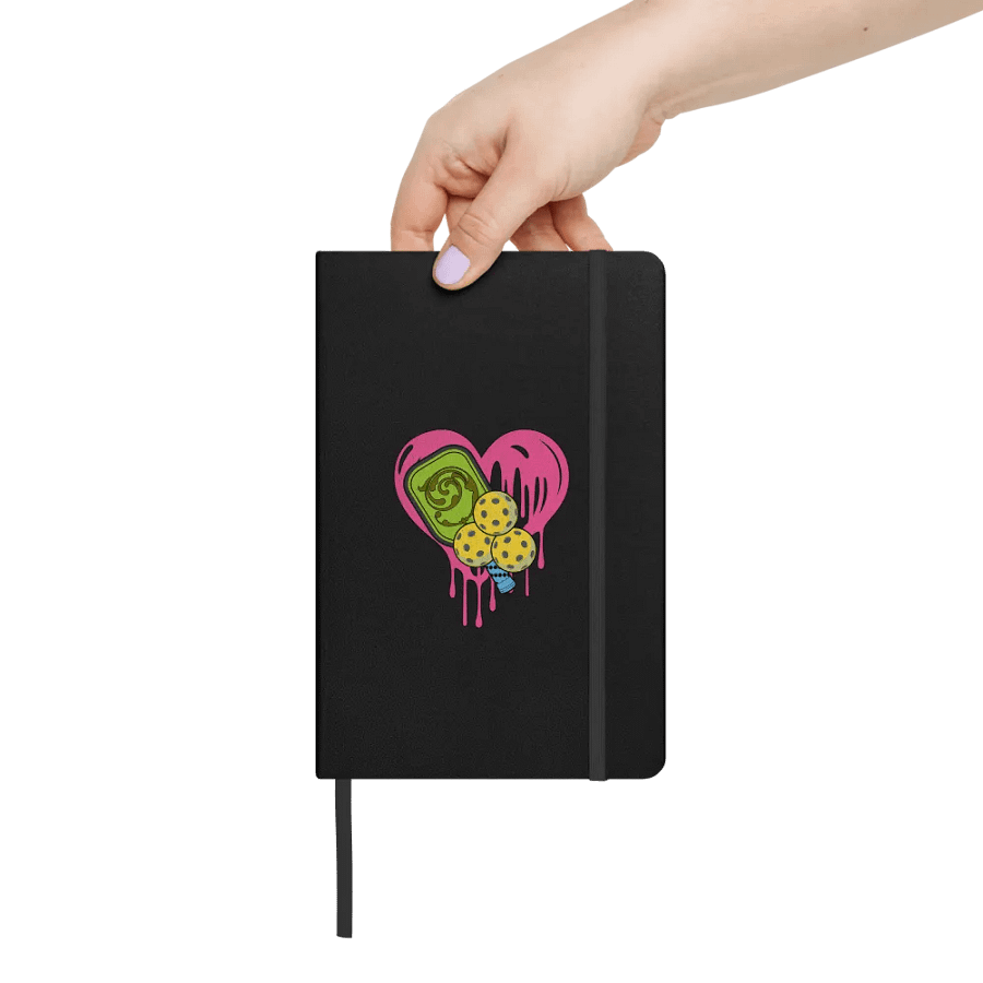Heart Pickleball Melting Hardcover Notebook product image (6)