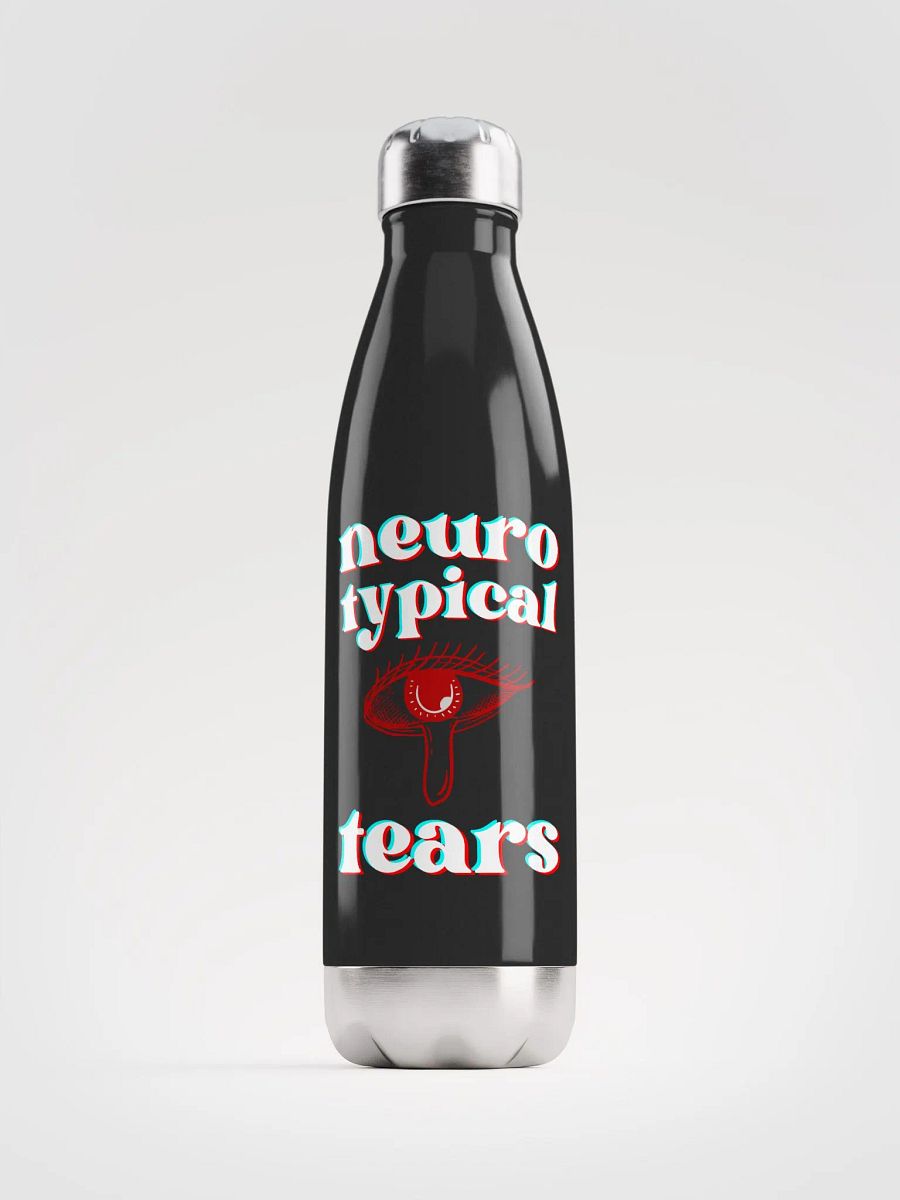 NEUROTYPICAL TEARS stainless steel water bottle product image (1)