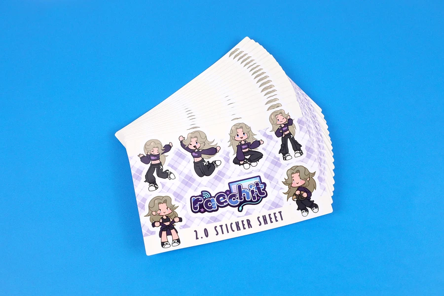 2.0 Emote Sticker Sheet product image (4)