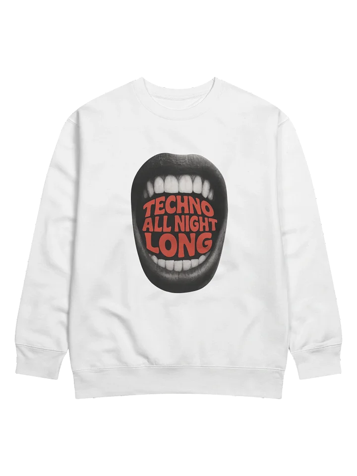 TECHNO ALL NIGHT LONG – Rave-Ready Statement Design product image (1)