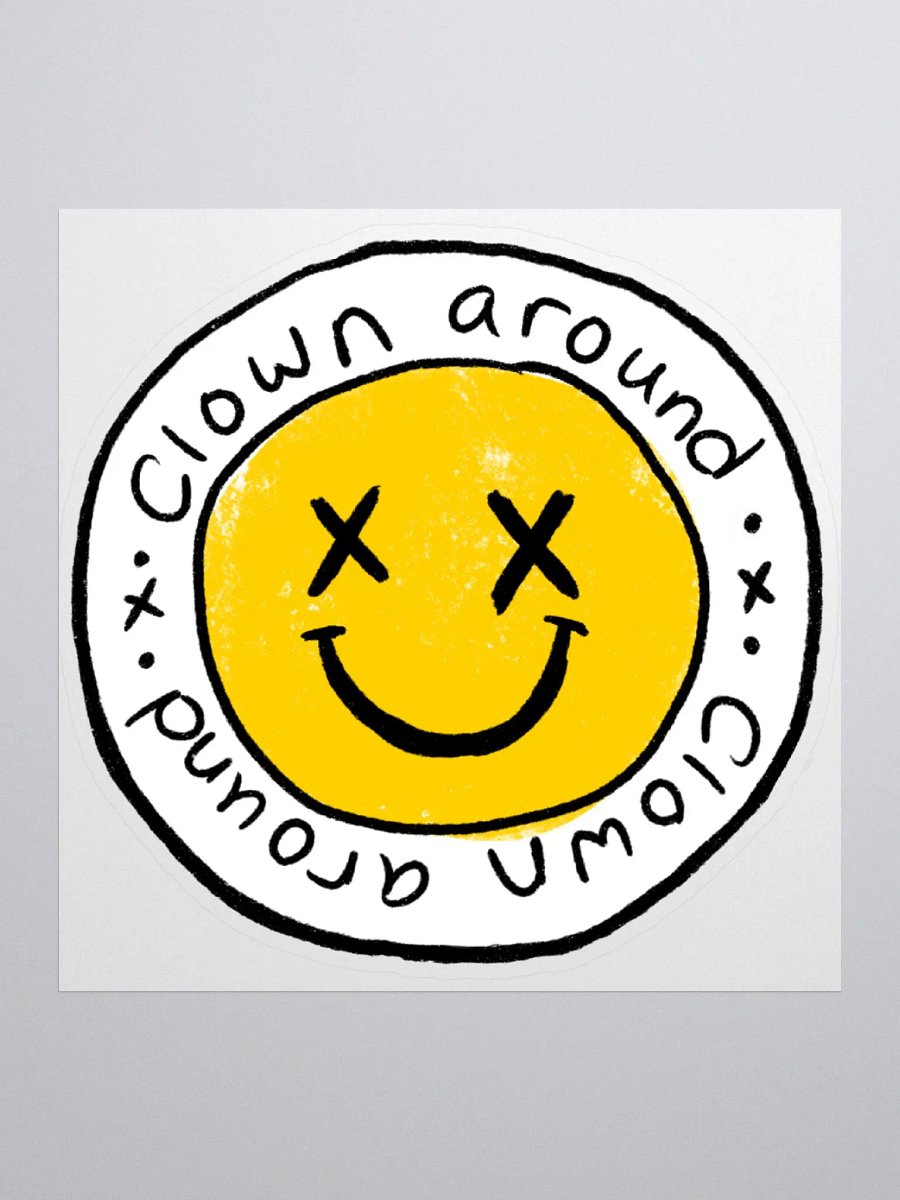 Clown Around Sticker product image (1)