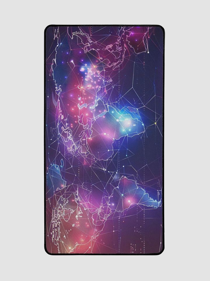 Illuminated World Map Desk Mat product image (2)