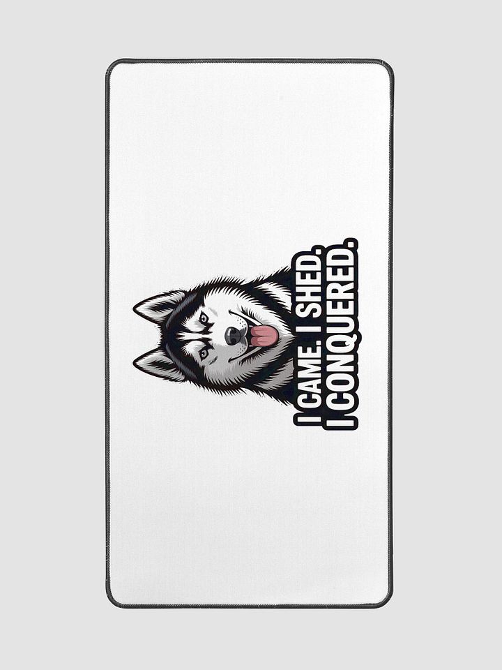 Playful Husky Desk Mat product image (2)