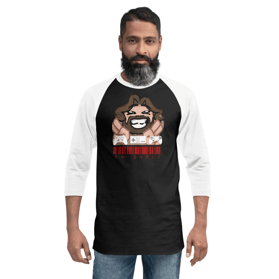 CW GAMES gamer's Delight Raglan Tee product image (8)