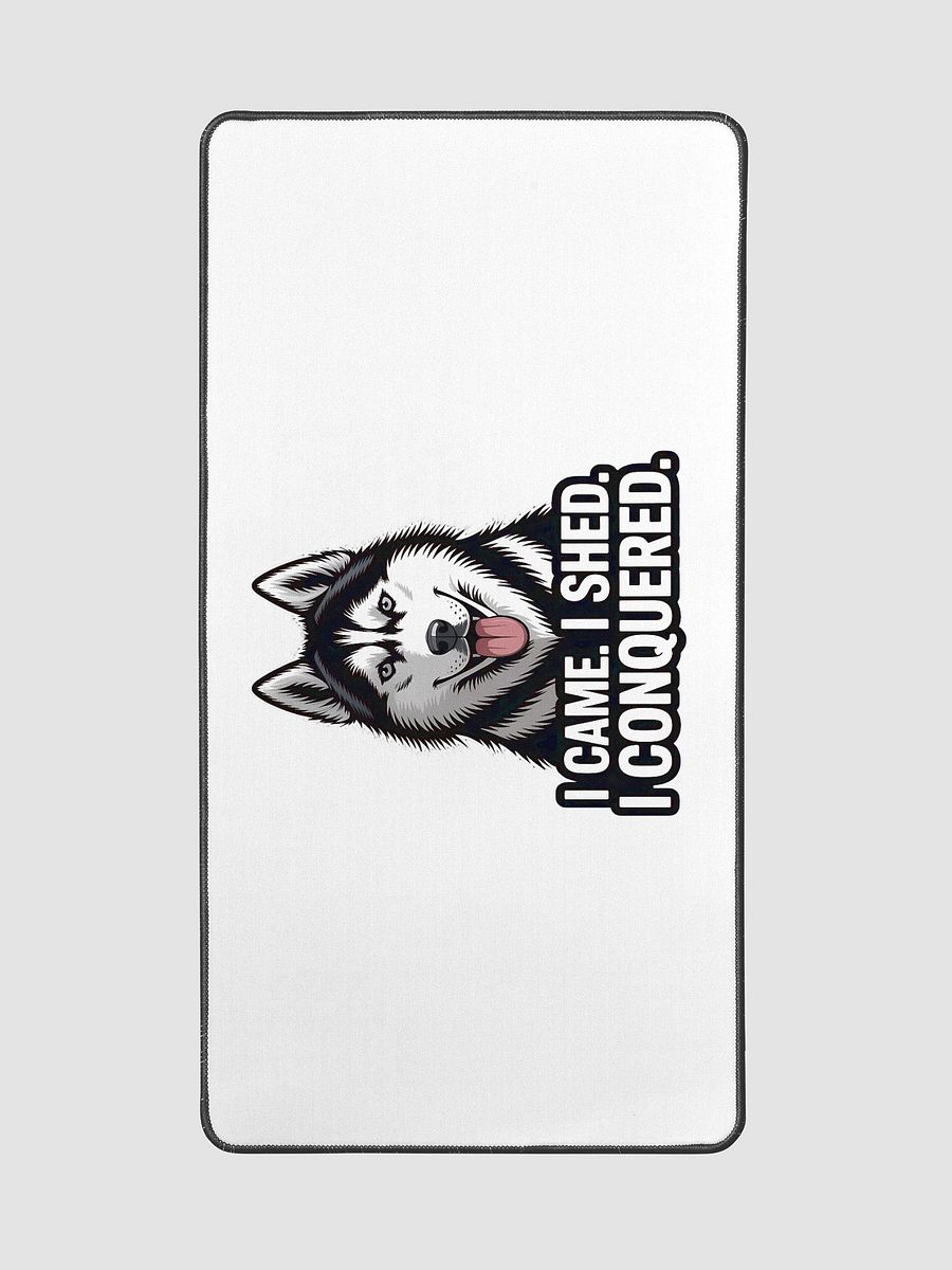 Playful Husky Desk Mat product image (2)