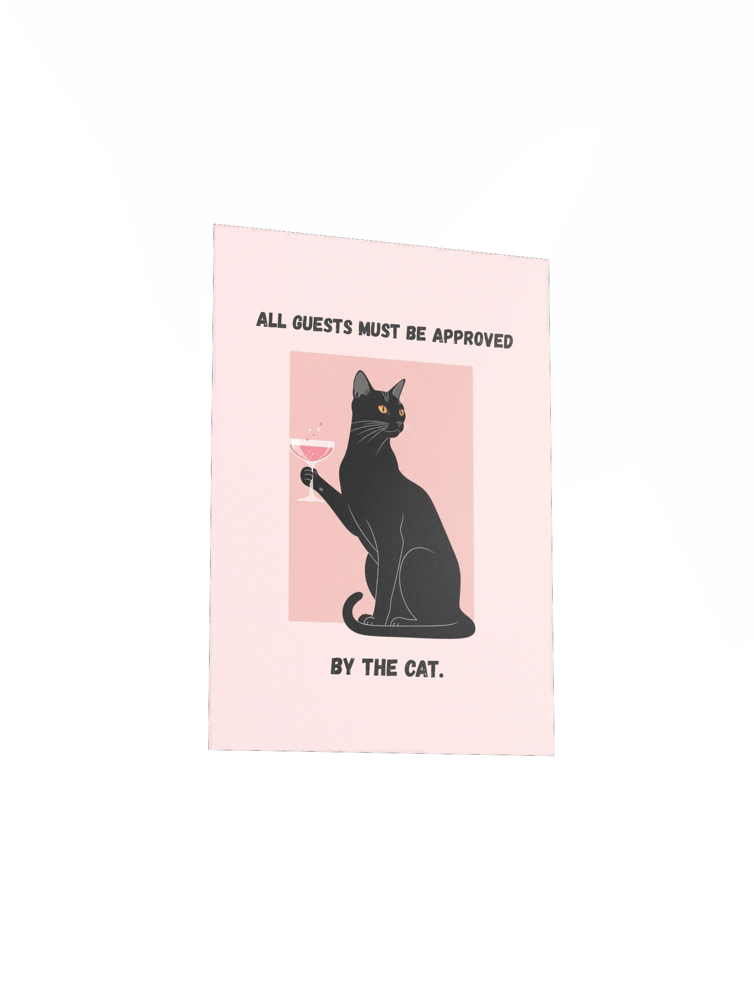 Whimsical Cat Approved Matte Poster product image (7)