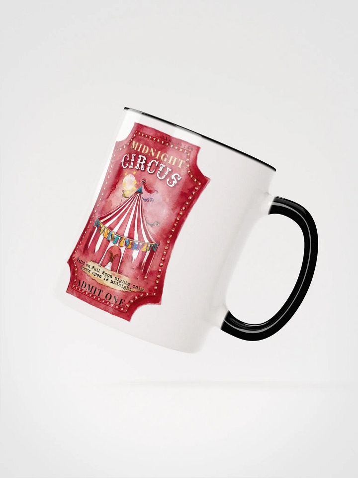 Midnight Circus Ticket Ceramic Mug | 11oz & 15oz | Vintage-Inspired Drinkware product image (2)
