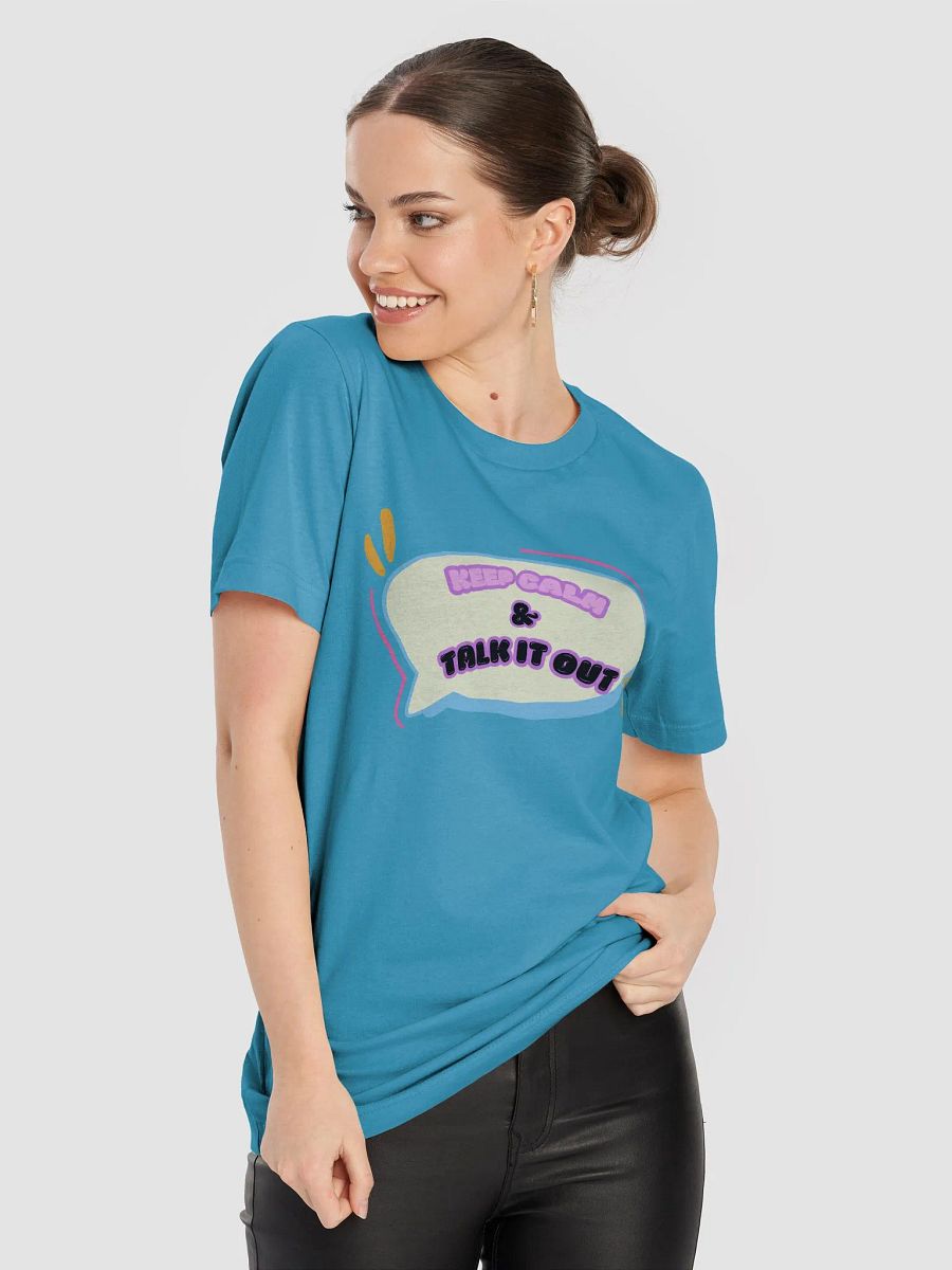 Keep Calm & Talk It Out Speech Bubble T-Shirt product image (59)