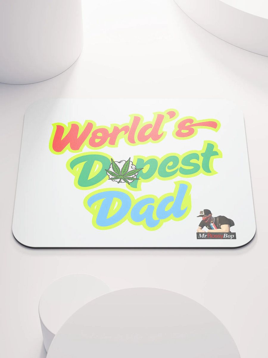 Worlds dopest dad mouse pad product image (1)