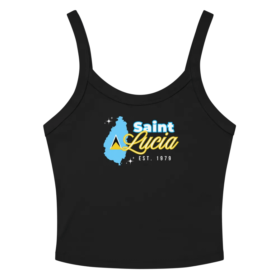 Saint Lucia Emblem Women's Tank Top product image (8)