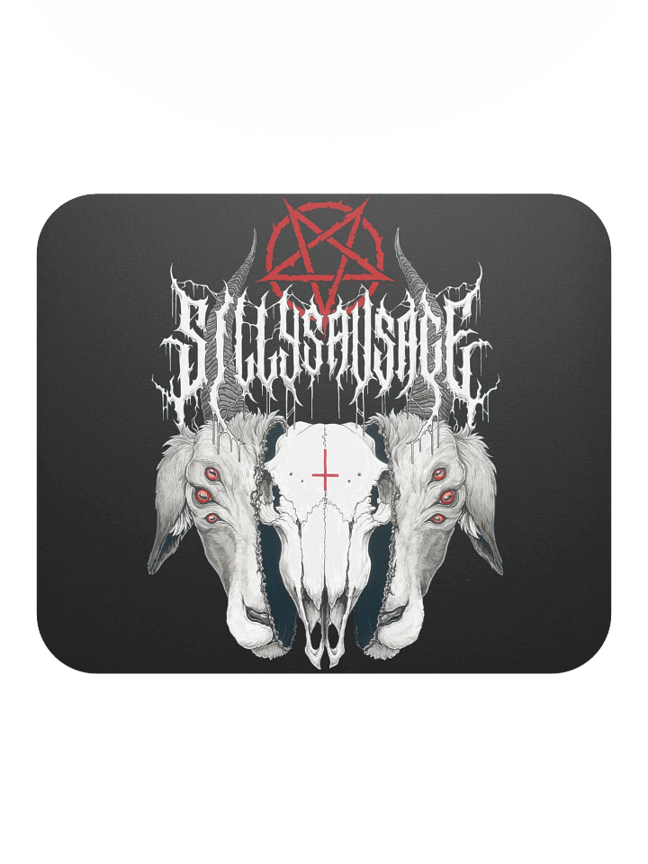 Sillysau5age Demonic Goat Mouse Pad product image (1)