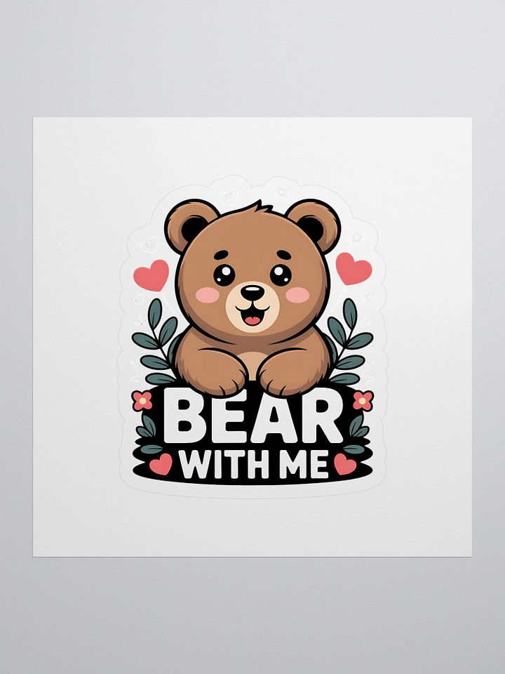 Bear With Me Kiss-Cut Stickers product image (1)