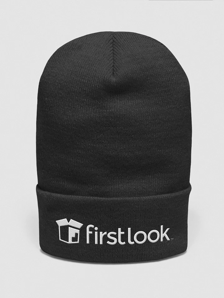 Embroidered White Logo Beanie (4 Colors) product image (1)