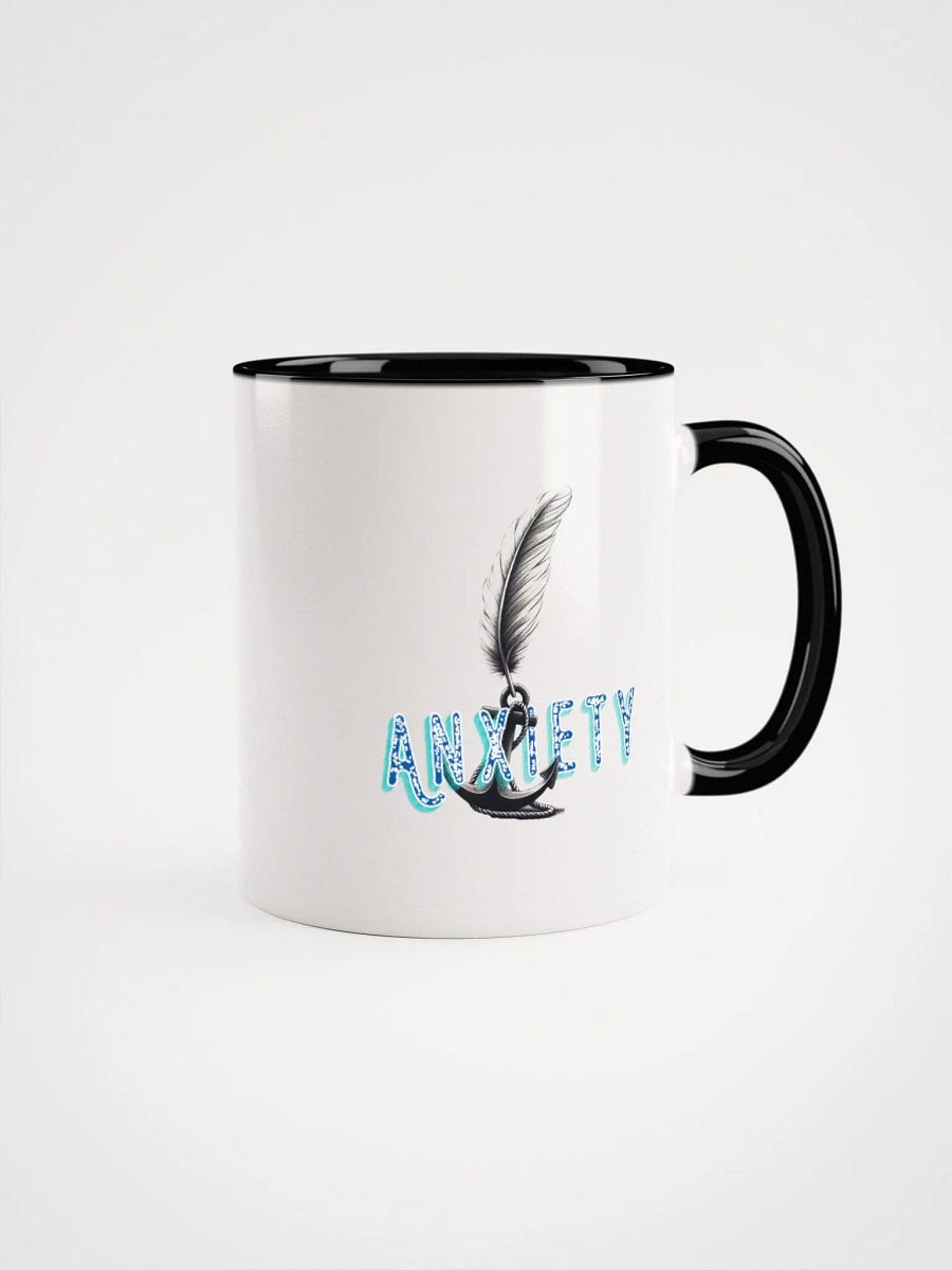 Anxiety Anchor Ceramic Mug with Color Inside product image (1)