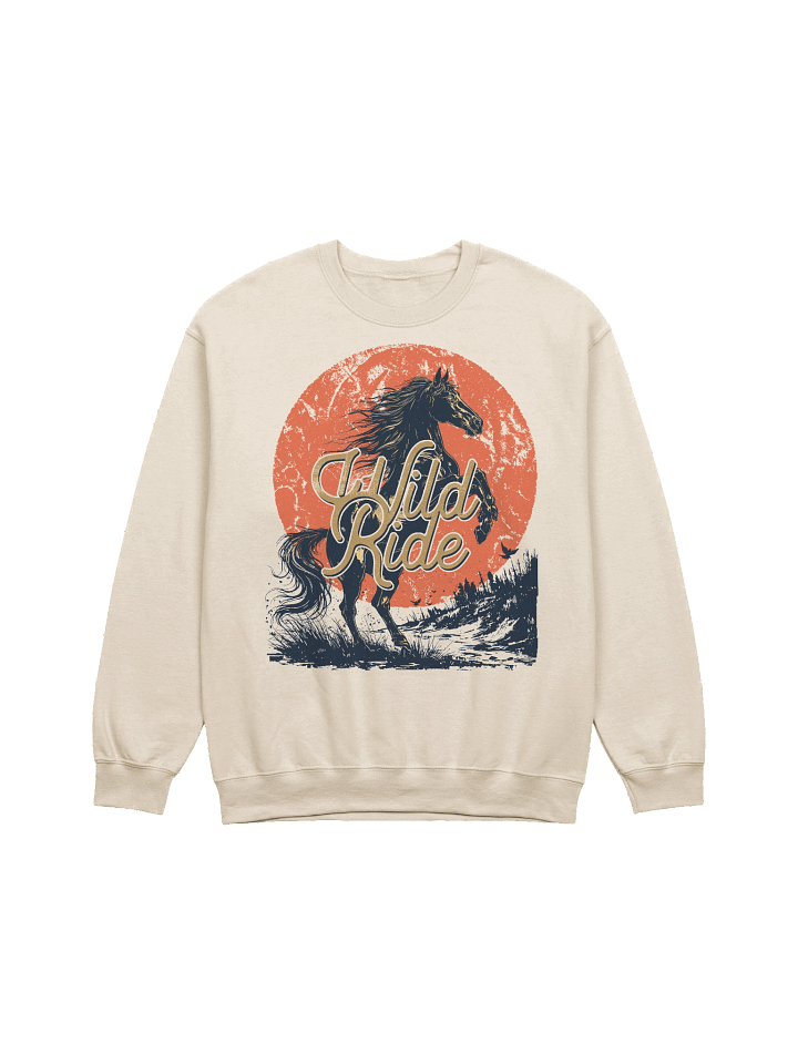 The "Wild Ride" Vintage Horse Sweatshirt product image (2)
