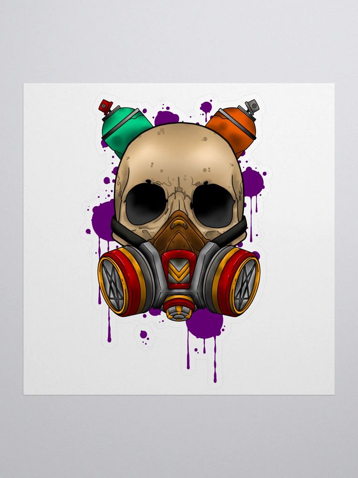 Graffiti Skull Sticker product image (1)