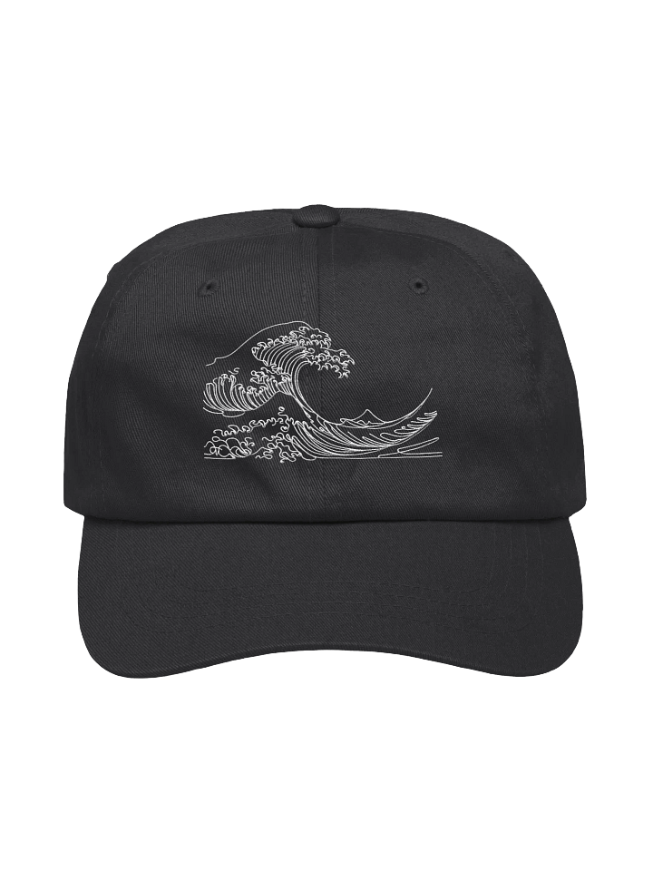 Kanagawa Waves Line Art Design Hat product image (3)