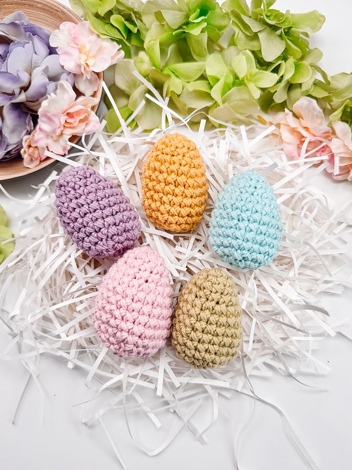 Reusable Easter Eggs Crochet Pattern product image (1)