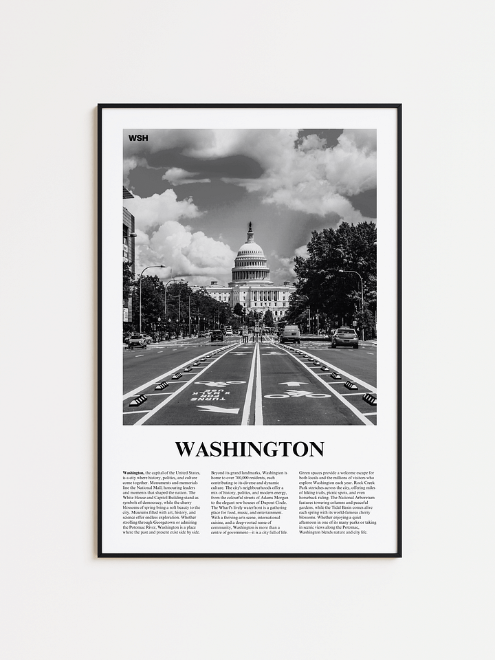 Washington 01 Newspaper Poster product image (1)