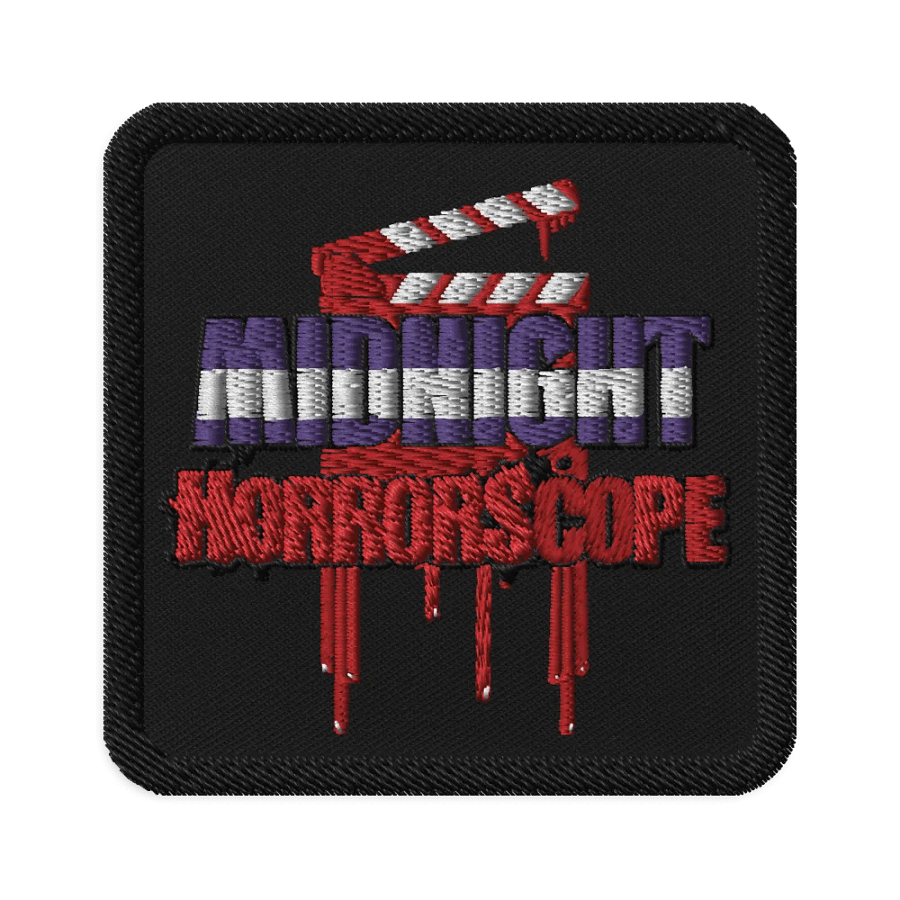 Midnight HorrorScope Bloody Clapperboard Embroidered Patches product image (1)