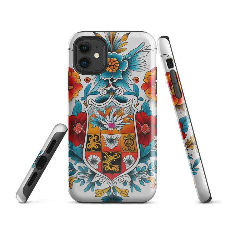 Floral Crest Defender iPhone® Case product image (1)