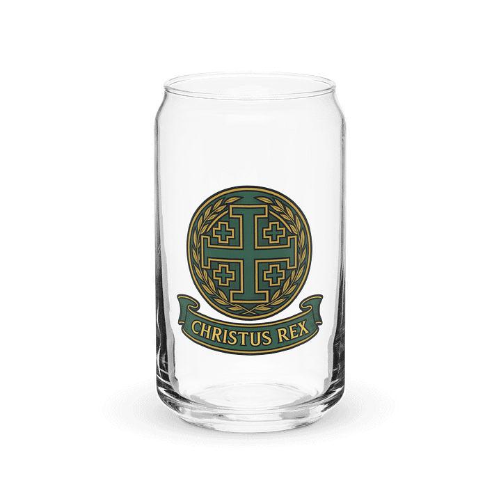 Jerusalem Cross Christus Rex glass product image (2)