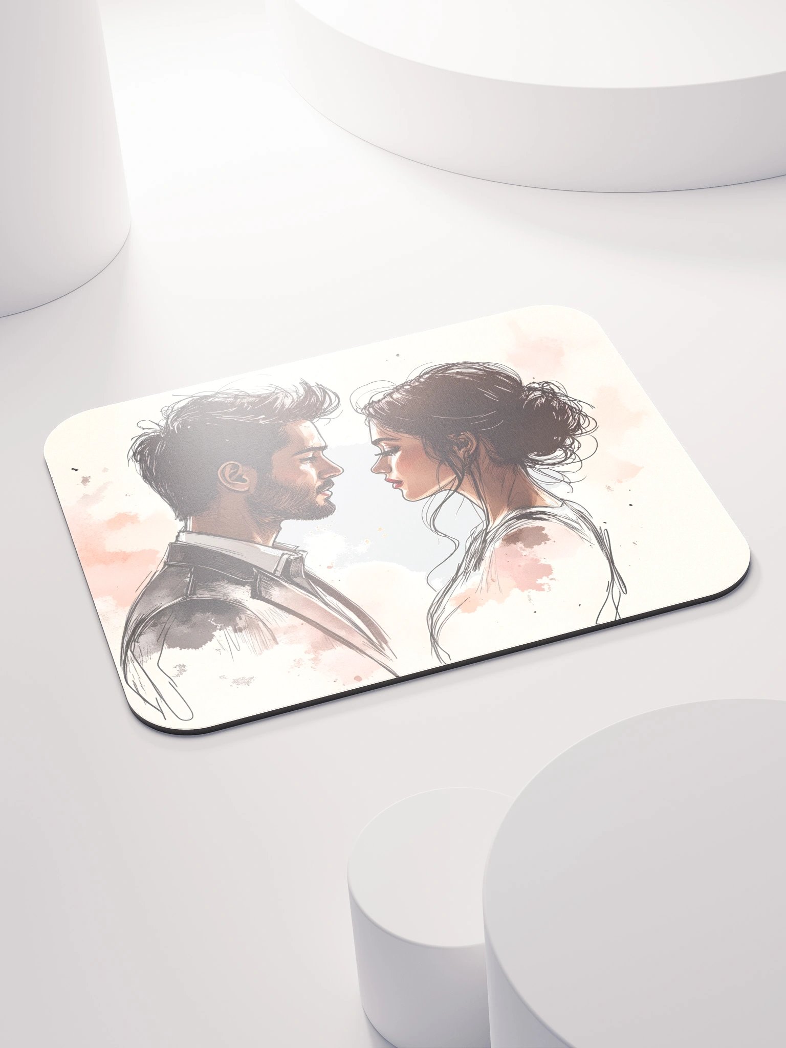 Elegant Encounter Mouse Pad product image (4)
