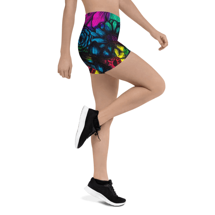 Tie-dye Flower Biker Shorts product image (2)