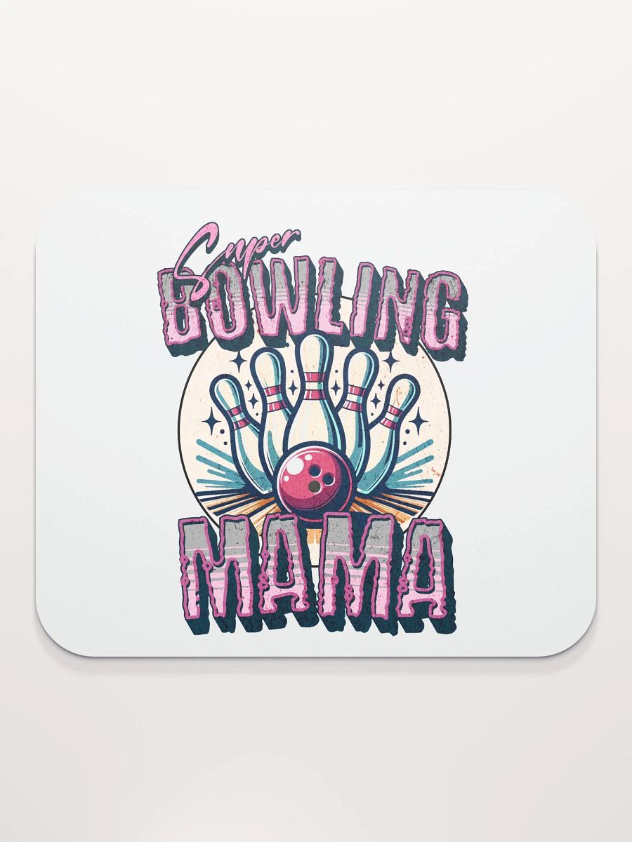 Super Bowling Mama Retro Mouse Pad product image (1)