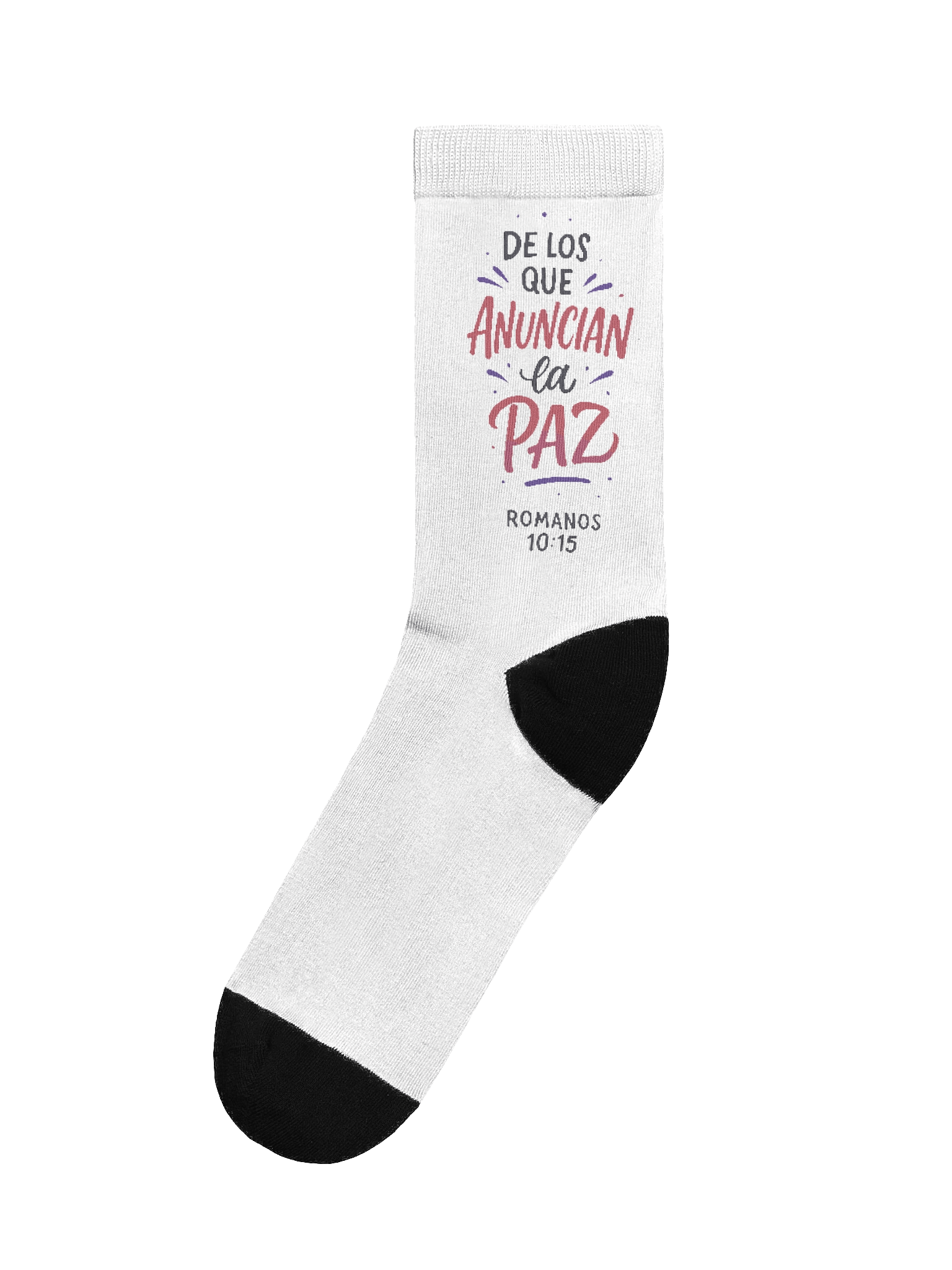 Christian Crew Socks (Spanish) – Romans 10:15 product image (1)