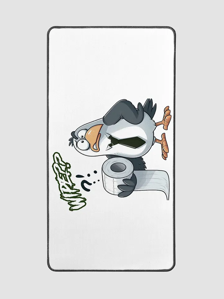 Wipe (Bird) Desk Mat product image (2)