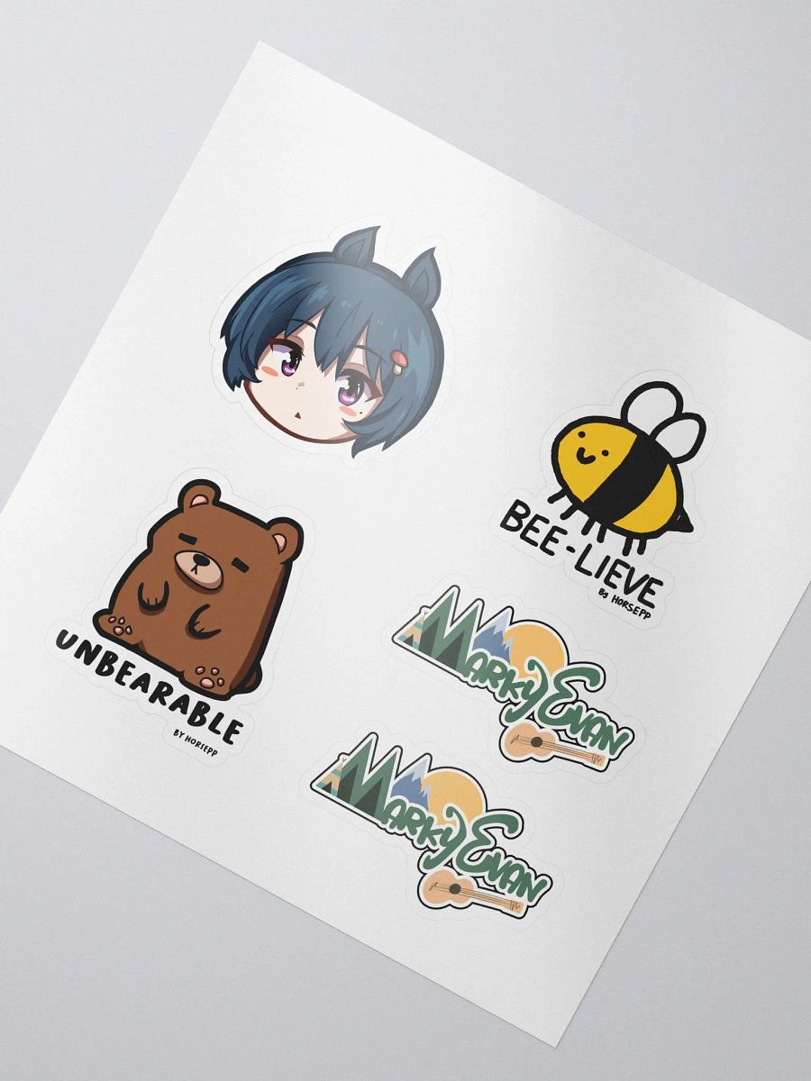 Kiss Cut 'Marky' Sticker Set 1 product image (3)