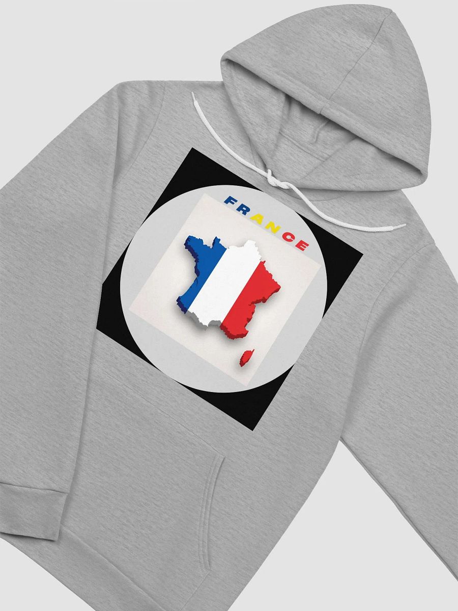 France Map Bella+Canvas Supersoft Hoodie product image (3)