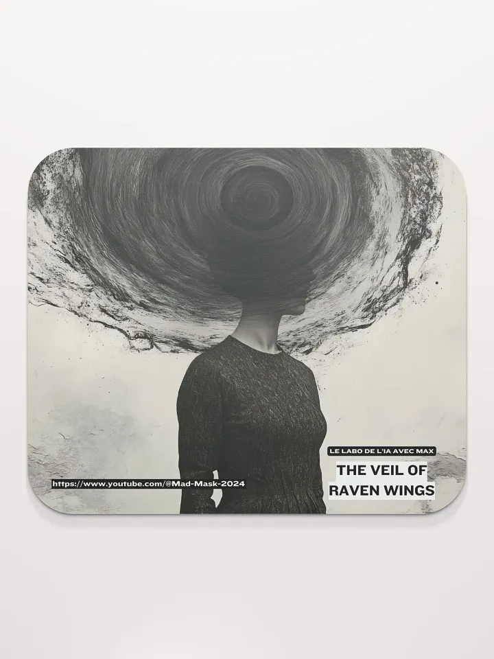 Classic Mouse Pad : The Veil of Raven Wings product image (2)