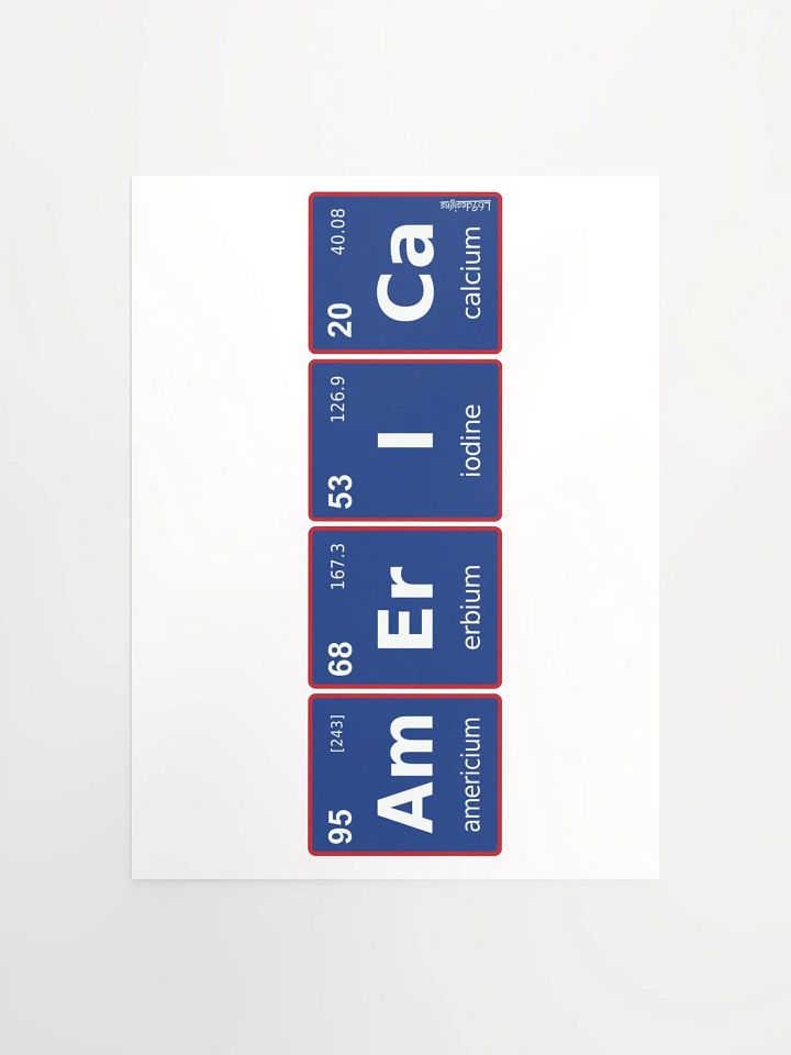 AMERICAN PERIODIC TABLE product image (1)