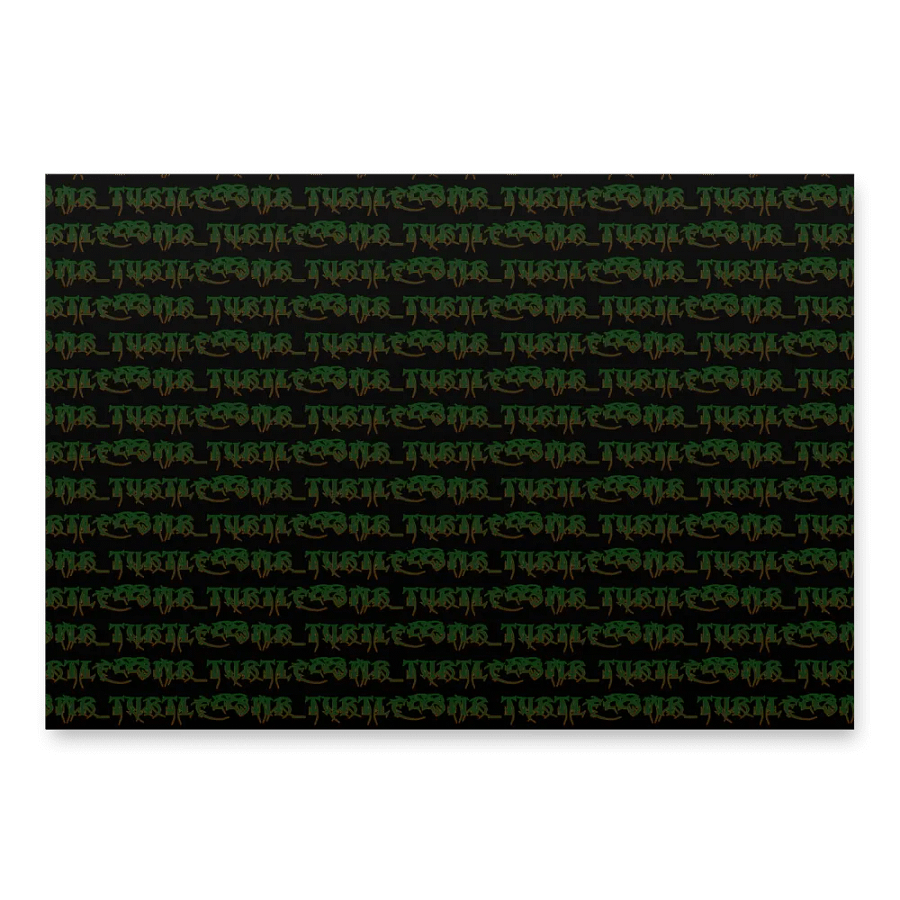 Mr turtle logo wrapping paper product image (1)
