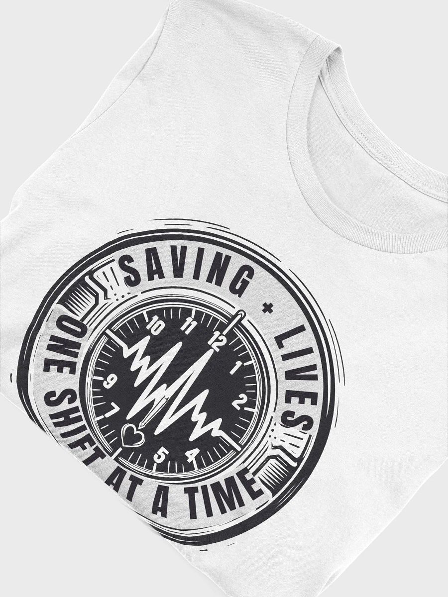 saving lives, Heartbeat Hero Emblem T-Shirt product image (13)
