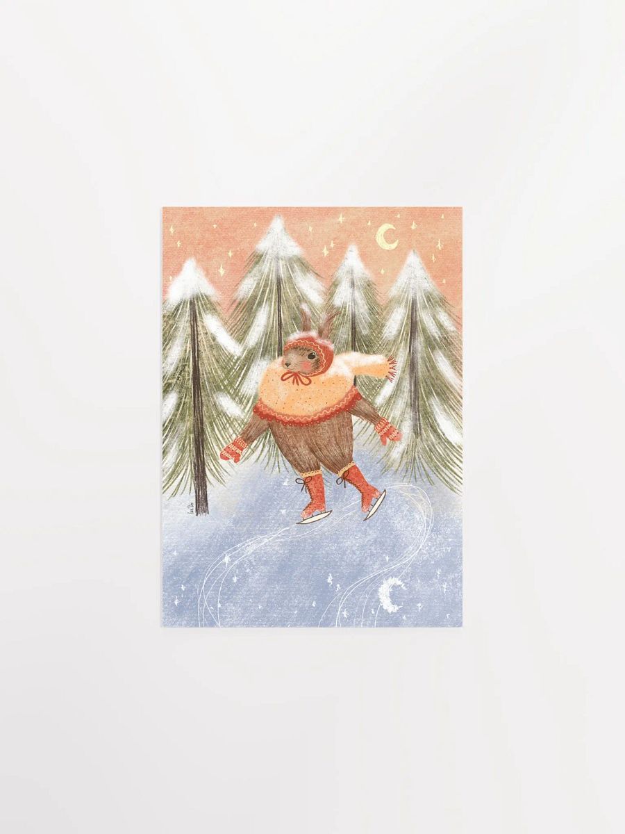 the cute squirrel ice skater product image (1)